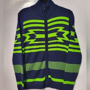 Emerson Street Clothing Men's  Cardigan Sweater Full Zip Front Size Medium.